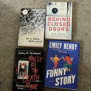 Set of Four Mystery and Romance Novels